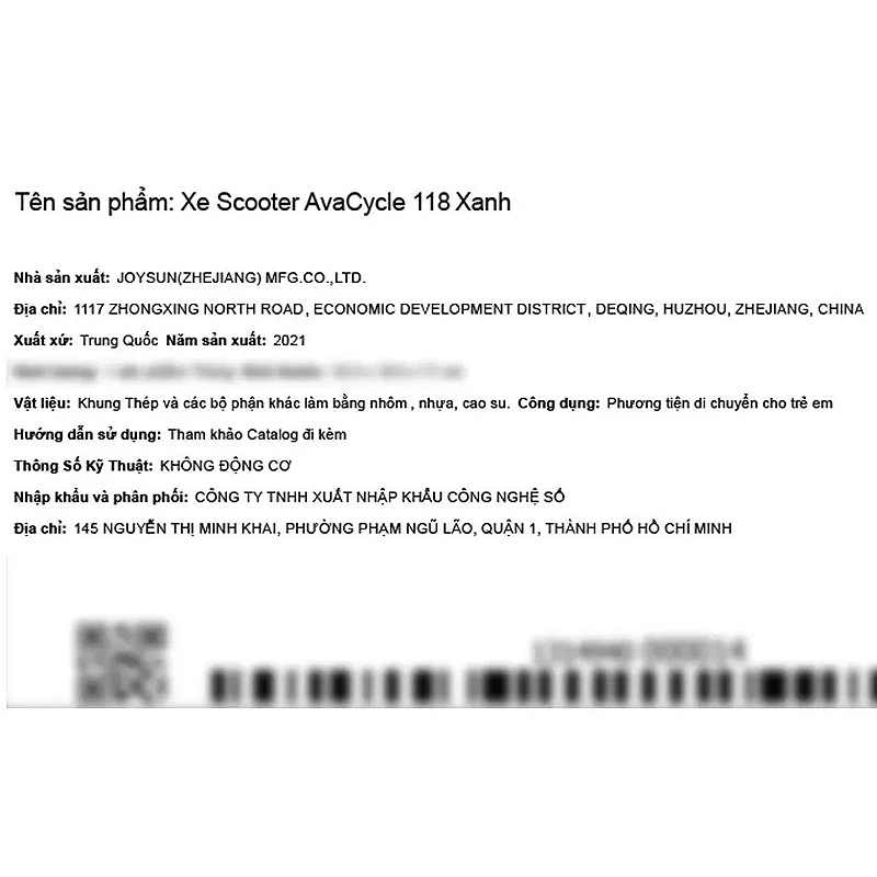 Xe scooter AVAcycle-118 (2 - 5 tuổi) 31