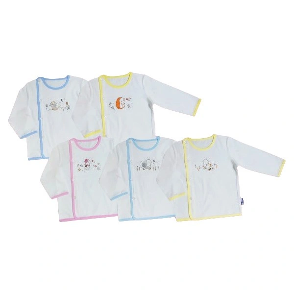 Áo tay dài bác sĩ trắng in thú BabyMommy - Màu ngẫu nhiên 1