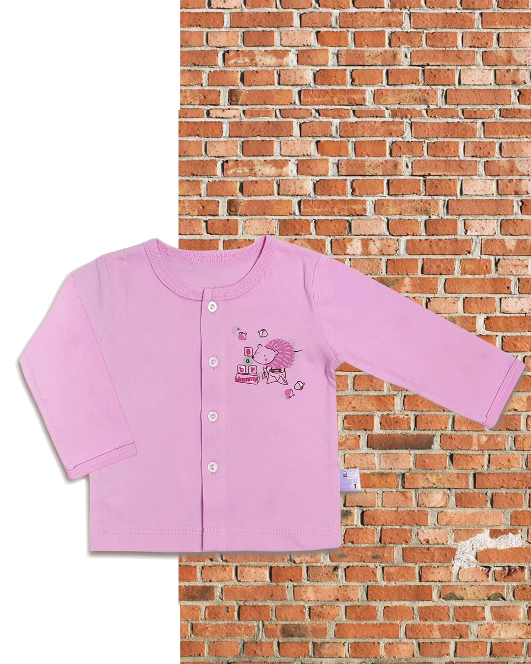 Áo tay dài nút giữa BabyMommy - Màu ngẫu nhiên 3