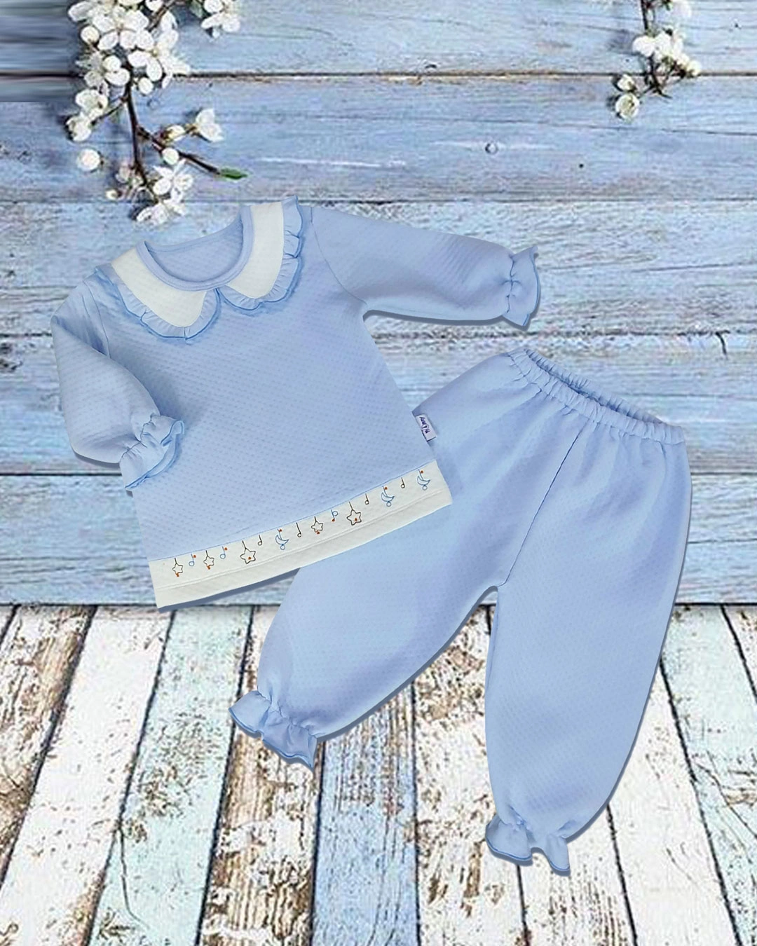 Bộ tay dài bé gái BabyMommy VDB - Màu ngẫu nhiên 5