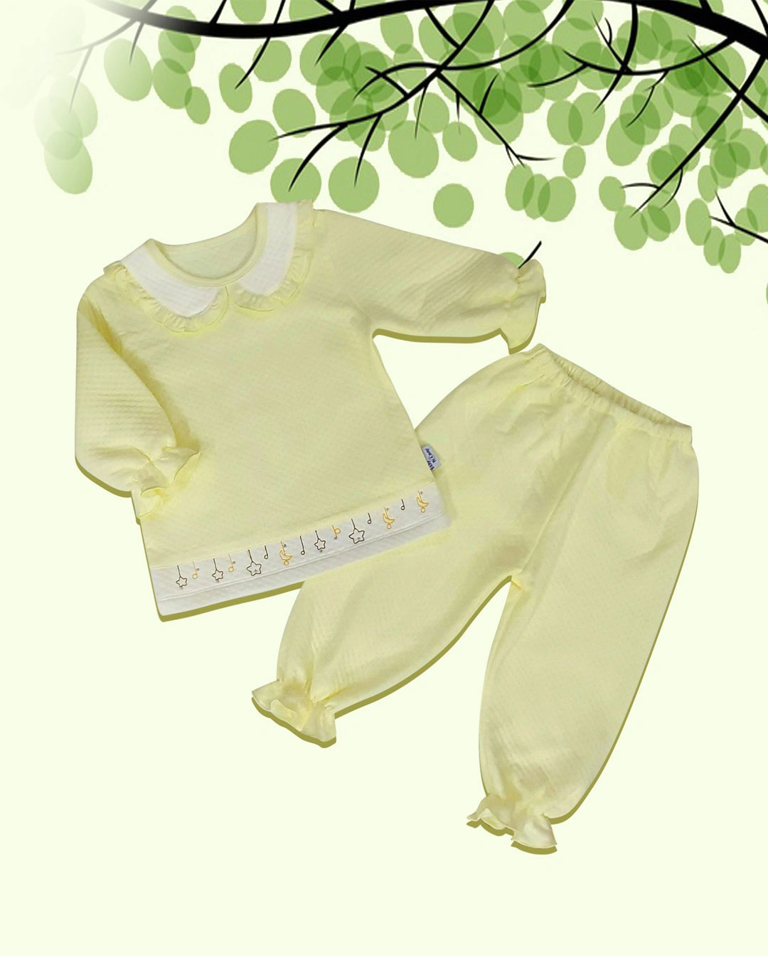 Bộ tay dài bé gái BabyMommy VDB - Màu ngẫu nhiên 3