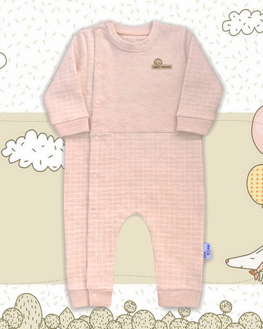 Bộ tay dài liền thân BabyMommy - Màu ngẫu nhiên 4