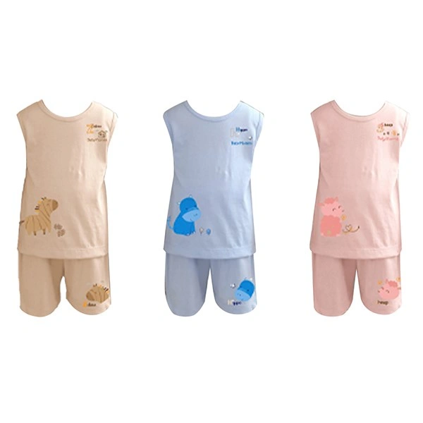Bộ sát nách in thú BabyMommy - Màu ngẫu nhiên 1