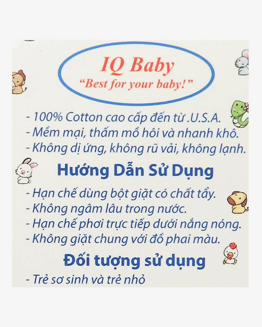 Quần dài IQ Baby màu trắng 11