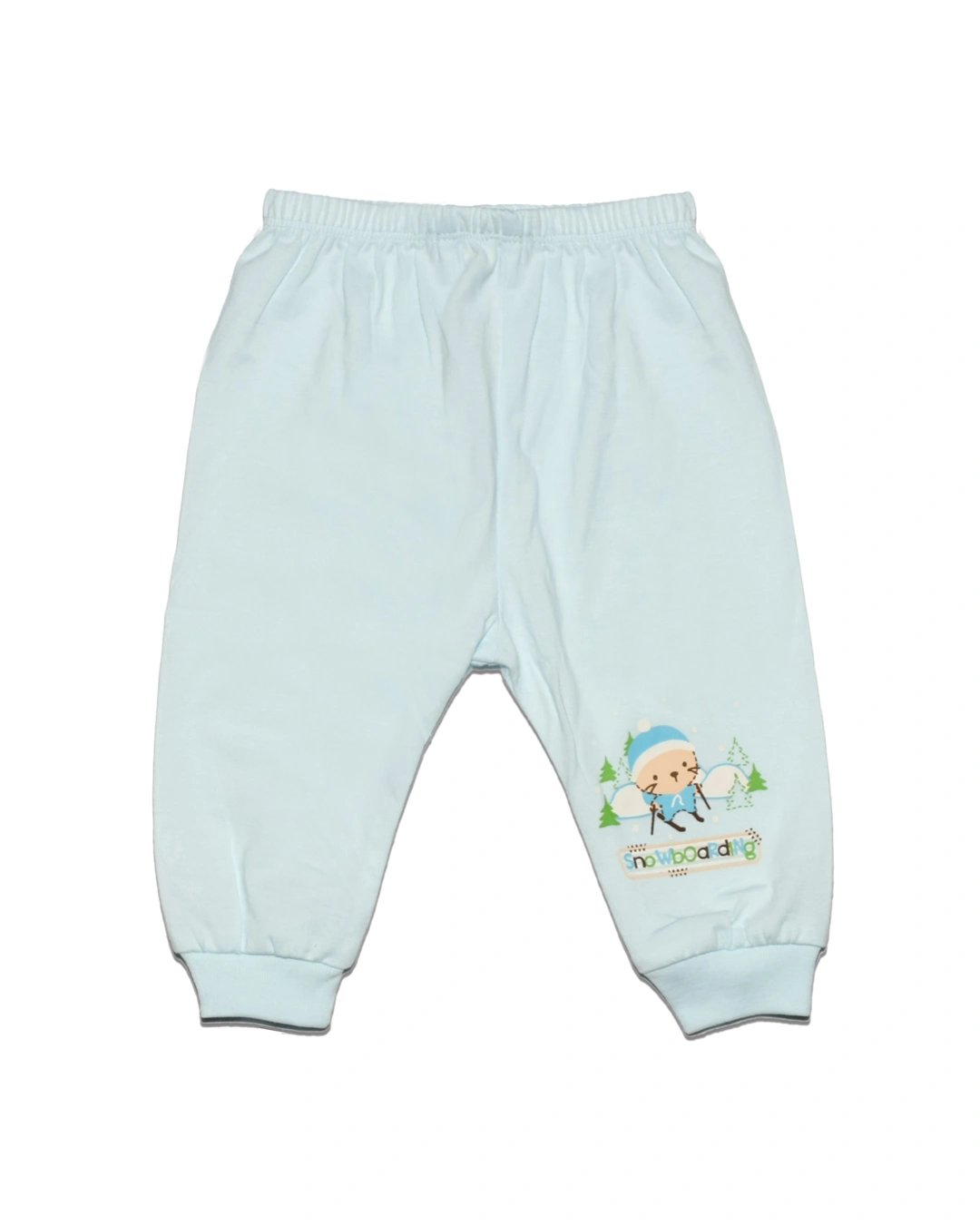 Quần dài màu in bo BabyMommy CM - Màu ngẫu nhiên 4