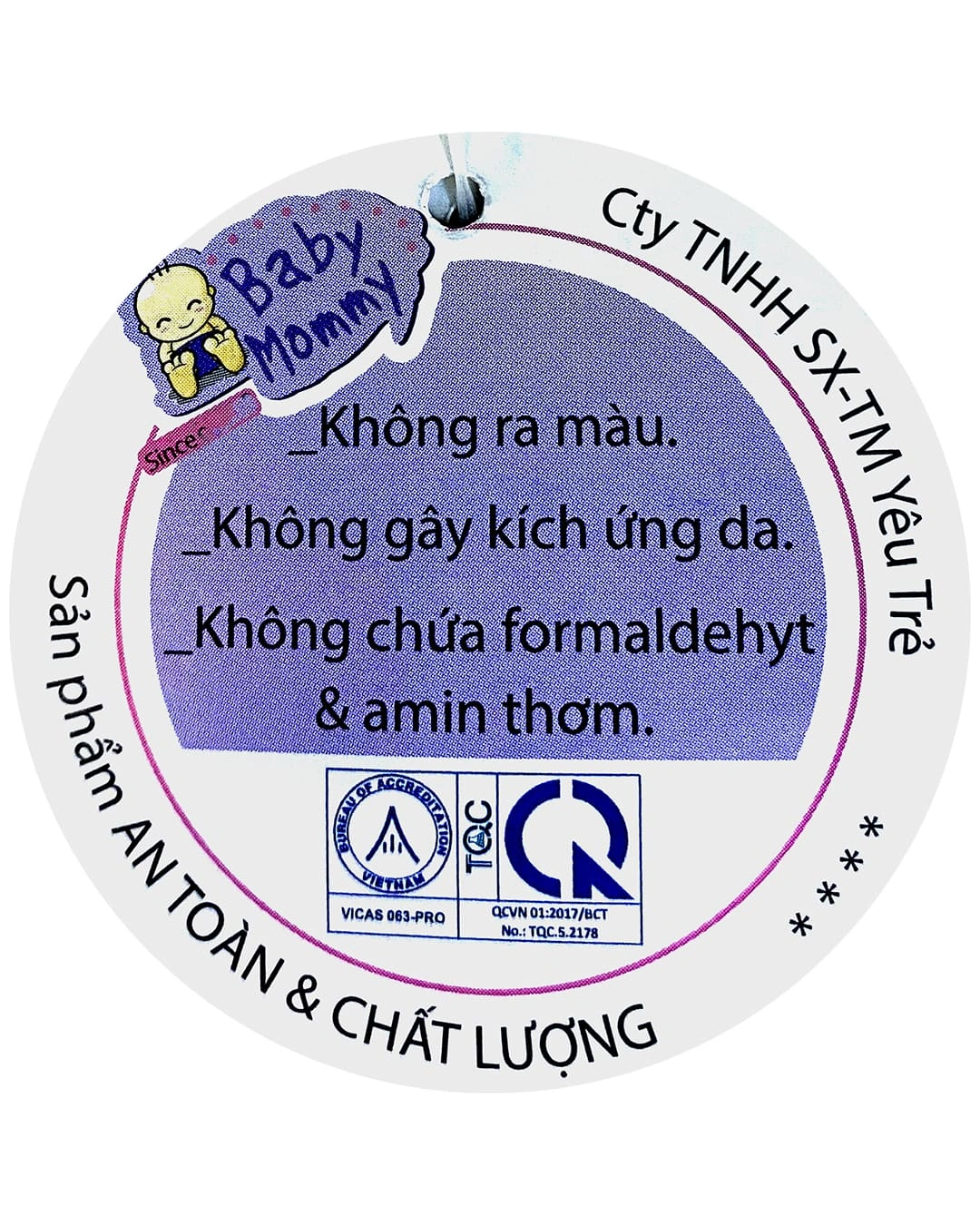 Quần dài màu in bo BabyMommy CM - Màu ngẫu nhiên 8