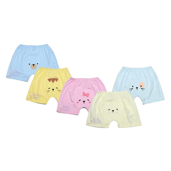 Quần ngắn màu in thú BabyMommy - Màu ngẫu nhiên 1