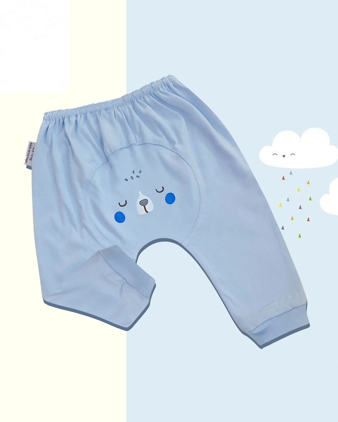 Quần dài màu in thú bo thun BabyMommy - Màu ngẫu nhiên 3