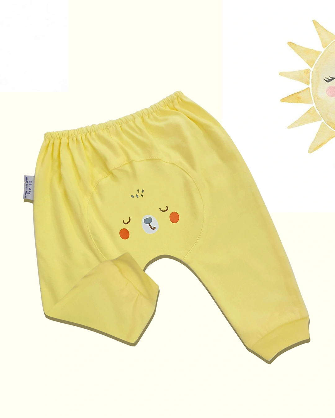 Quần dài màu in thú bo thun BabyMommy - Màu ngẫu nhiên 4