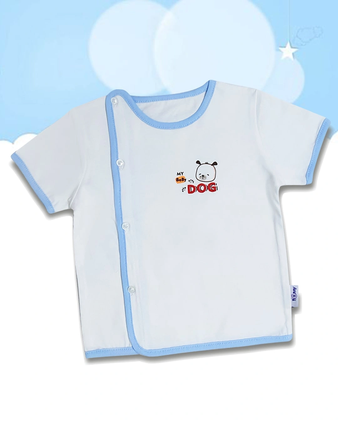 Áo tay ngắn bác sĩ trắng in họa tiết BabyMommy - Màu ngẫu nhiên 4