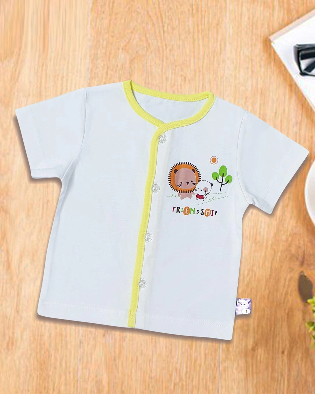 Áo tay ngắn cổ tim BabyMommy TN - Màu ngẫu nhiên 5