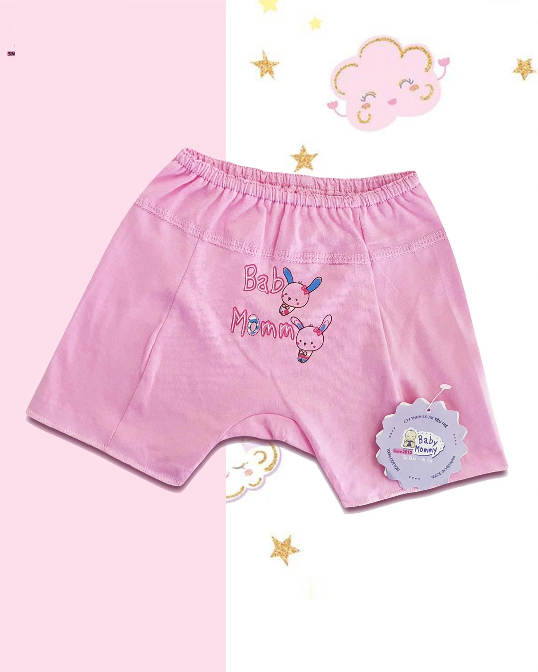 Quần ngắn màu in họa tiết BabyMommy - Màu ngẫu nhiên 4