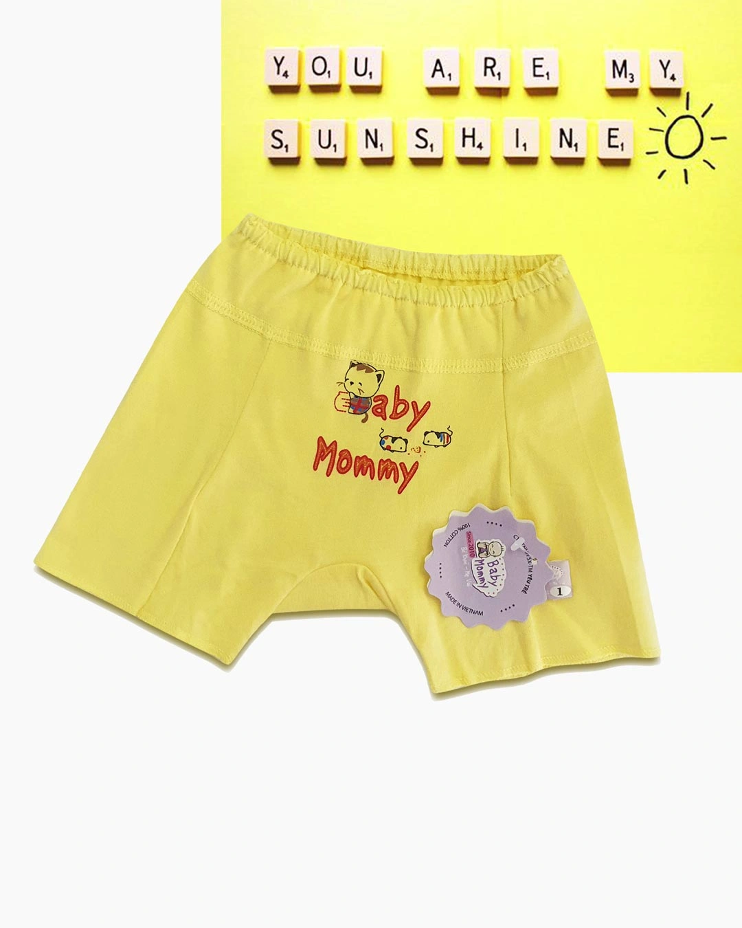 Quần ngắn màu in họa tiết BabyMommy - Màu ngẫu nhiên 5