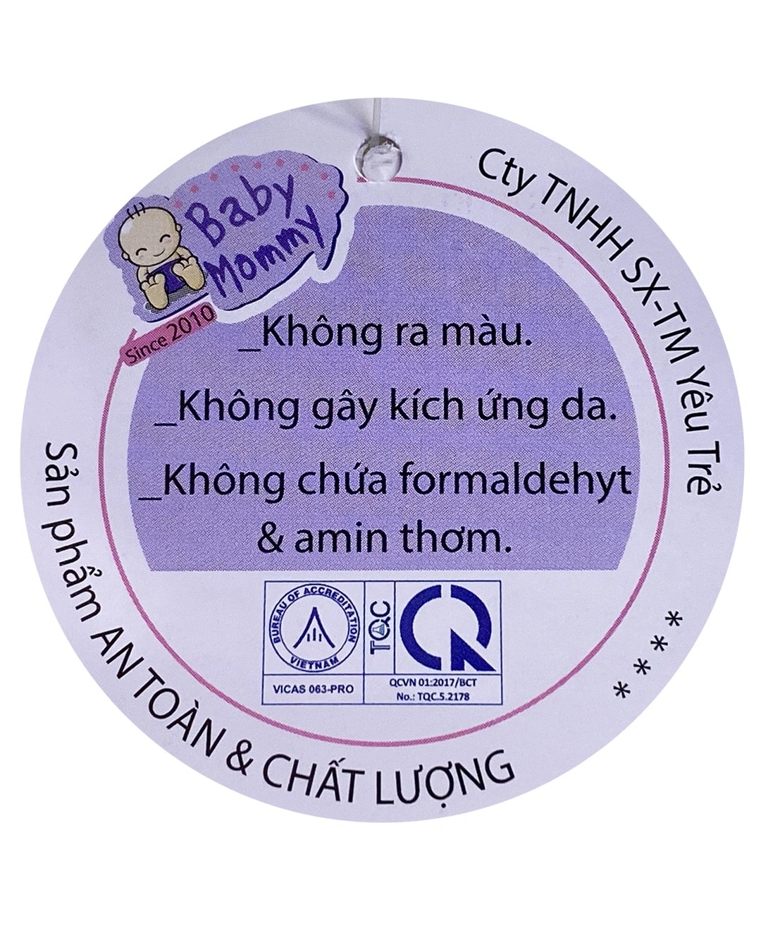 Quần ngắn trắng in họa tiết BabyMommy - Màu ngẫu nhiên 8