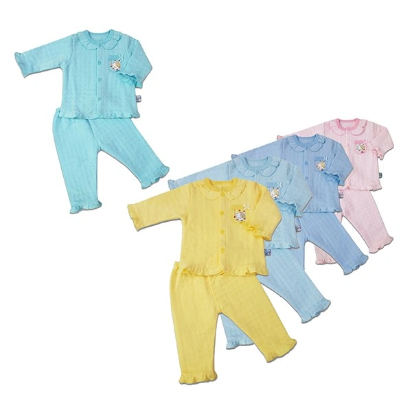 Bộ tay dài viền bèo bé gái BabyMommy TD - Màu ngẫu nhiên 1