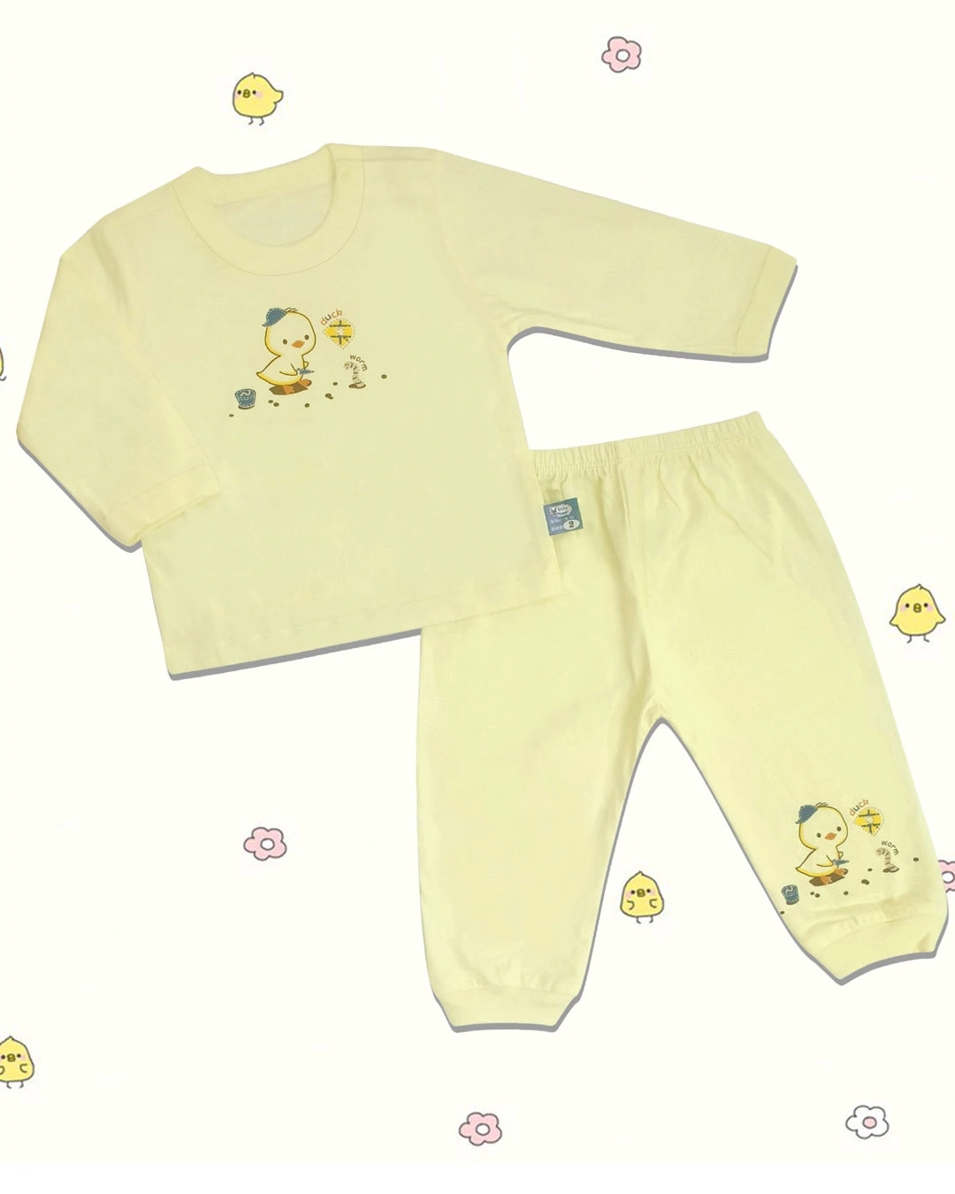 Bộ tay dài nút vai BabyMommy - Màu ngẫu nhiên 2