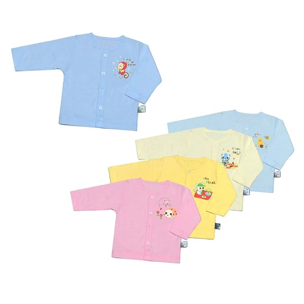Áo tay dài cổ tim BabyMommy TD - Màu ngẫu nhiên 1