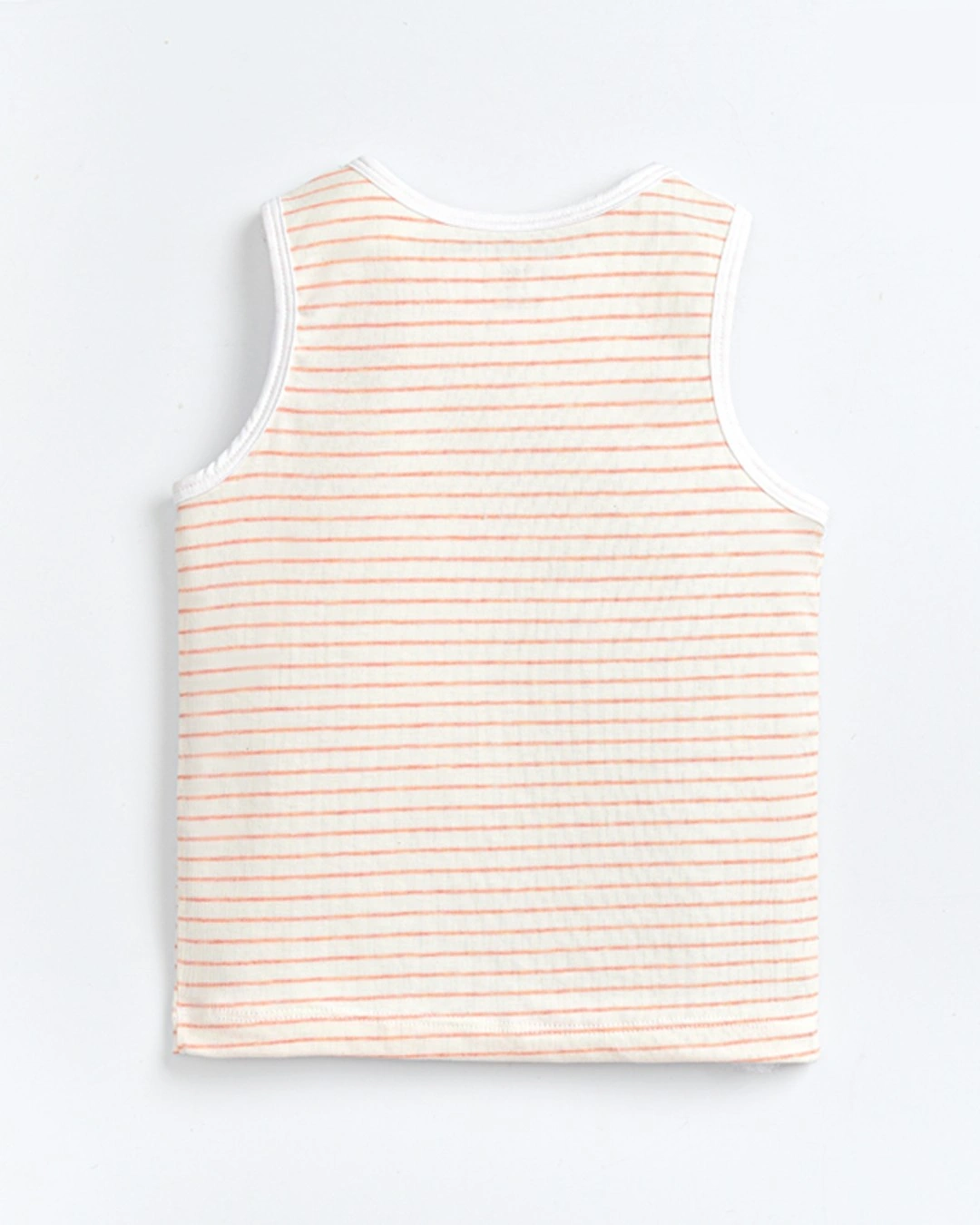 Bộ sát nách kẻ dày Haki màu cam 2