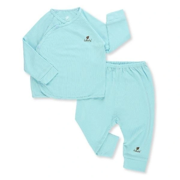 Bộ tay dài bé trai Lullaby NH351M màu xanh 1