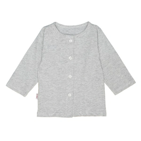 Áo tay dài in hình thú xanh IQ Baby màu trắng 20