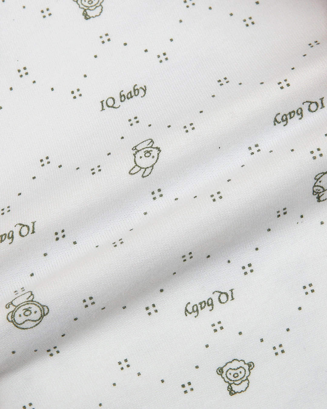 Quần dài in hình bông hồng IQ Baby màu trắng 18