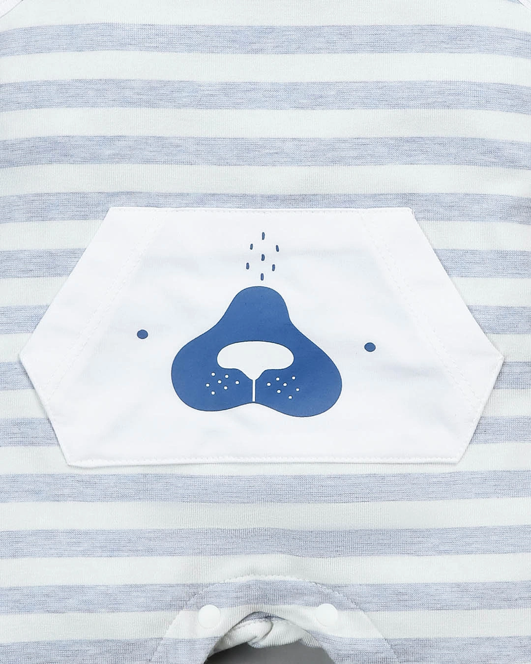 Bodysuit sát nách kẻ thưa Haki BB046 màu xanh 5