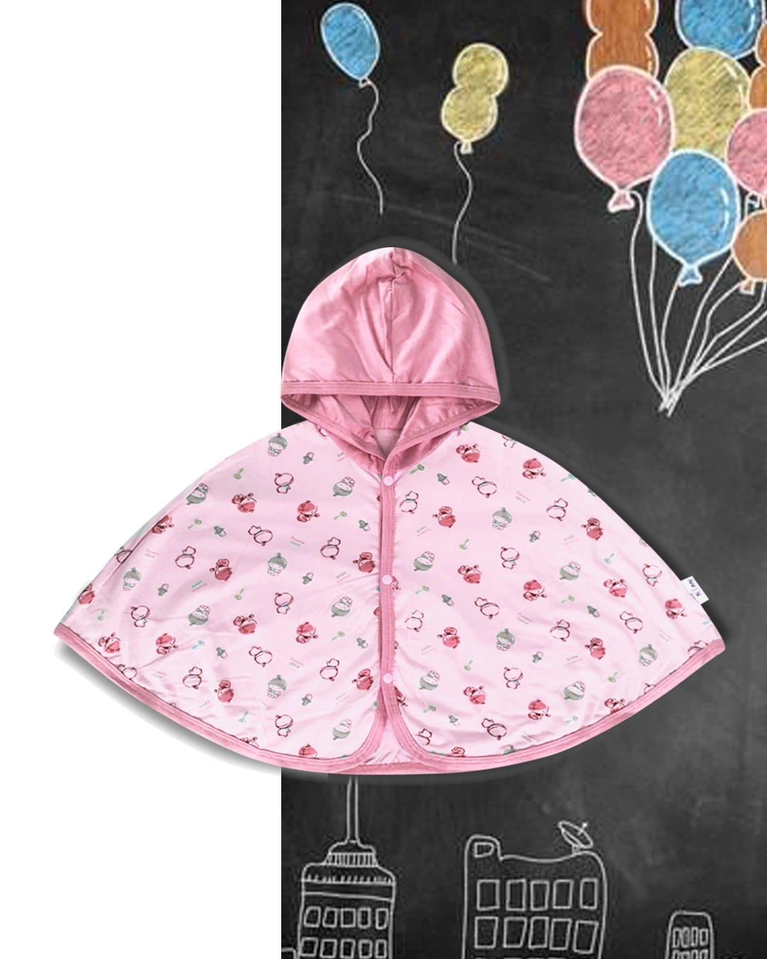 Áo choàng cánh dơi in họa tiết BabyMommy - Màu ngẫu nhiên 4