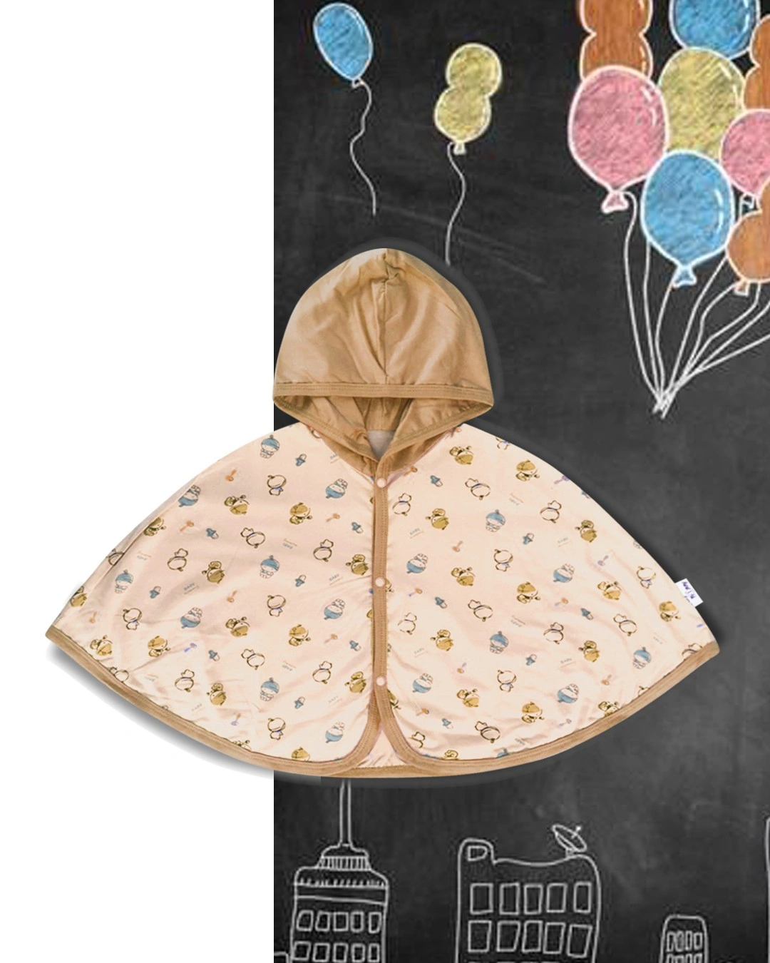 Áo choàng cánh dơi in họa tiết BabyMommy - Màu ngẫu nhiên 5