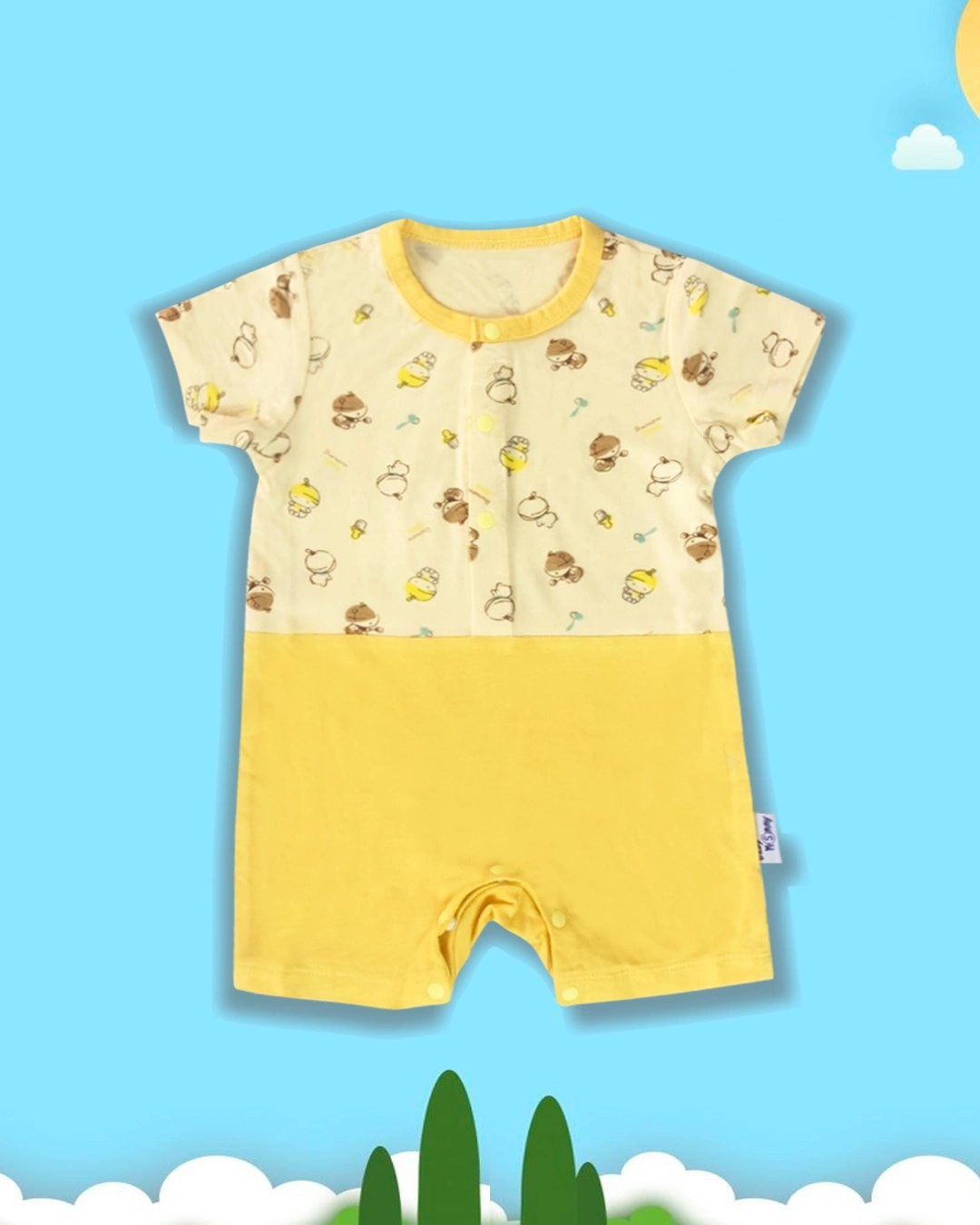 Bodysuit tay ngắn BabyMommy - Màu ngẫu nhiên 2