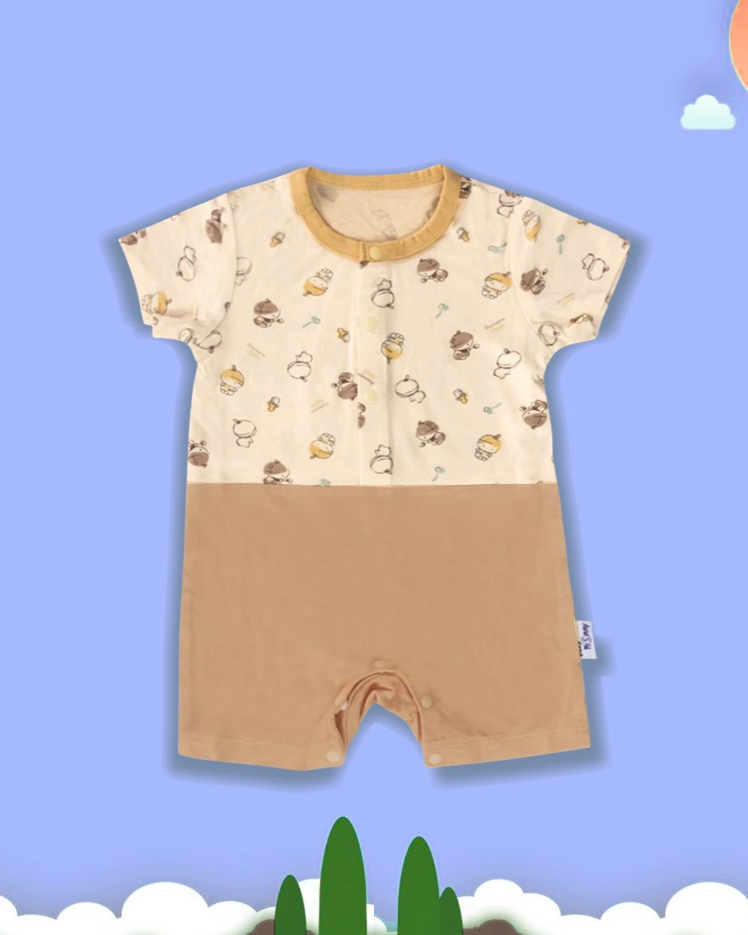 Bodysuit tay ngắn BabyMommy - Màu ngẫu nhiên 3