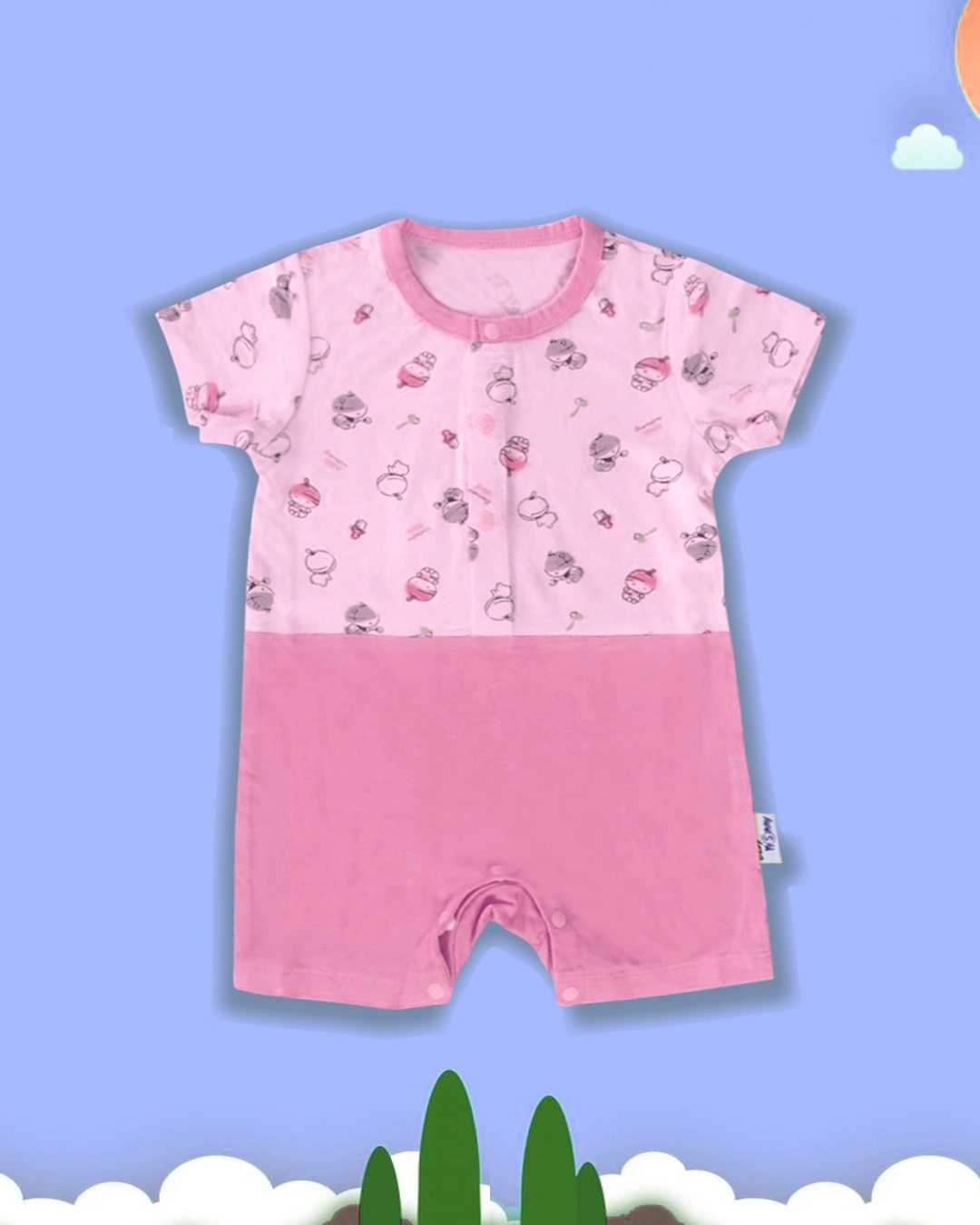 Bodysuit tay ngắn BabyMommy - Màu ngẫu nhiên 4