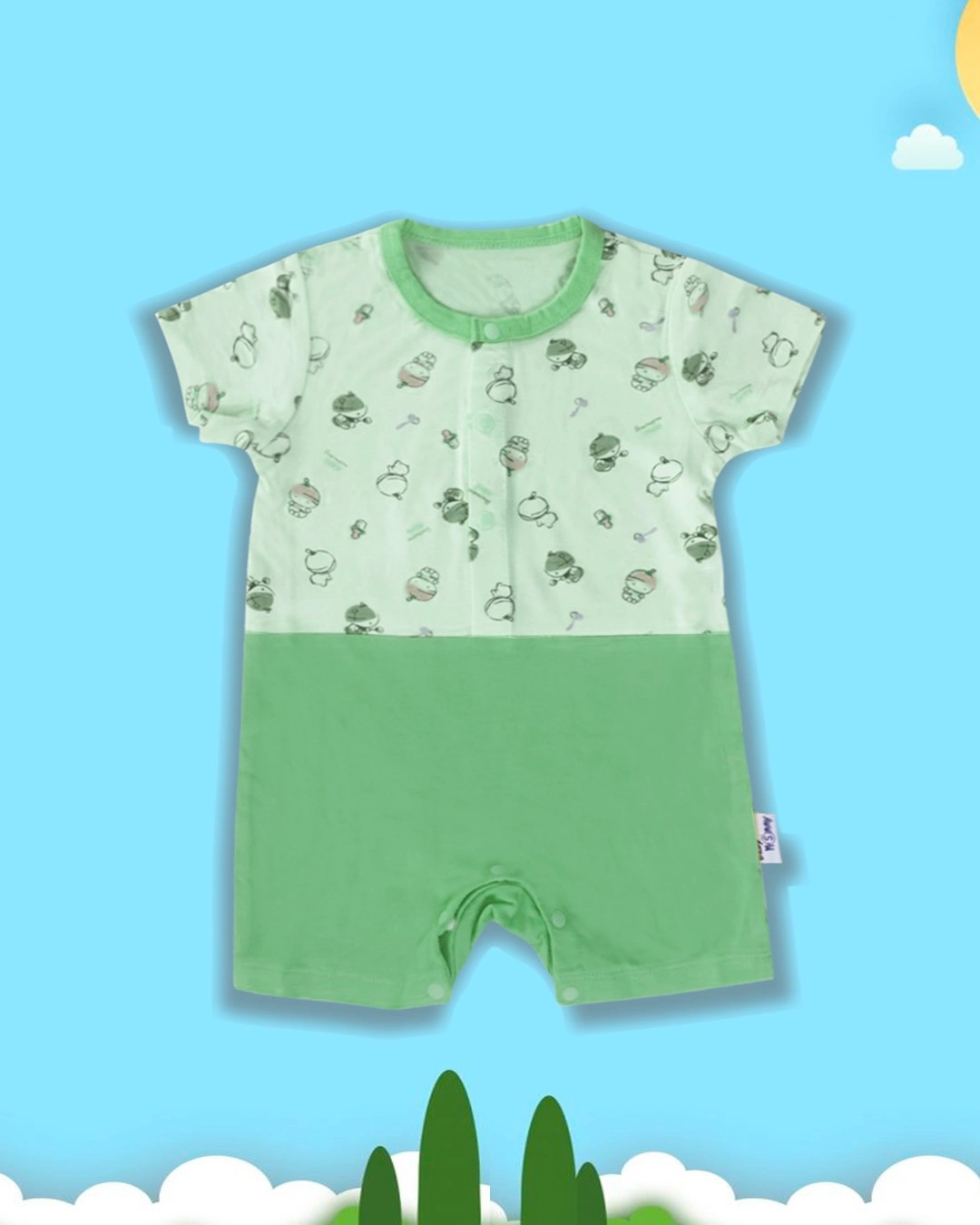 Bodysuit tay ngắn BabyMommy - Màu ngẫu nhiên 5