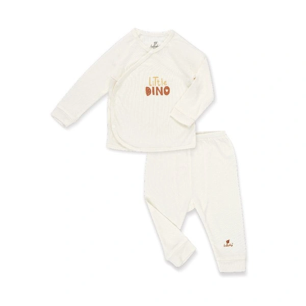 Bộ tay dài cài chéo Lullaby NH121V màu xanh nhạt 10
