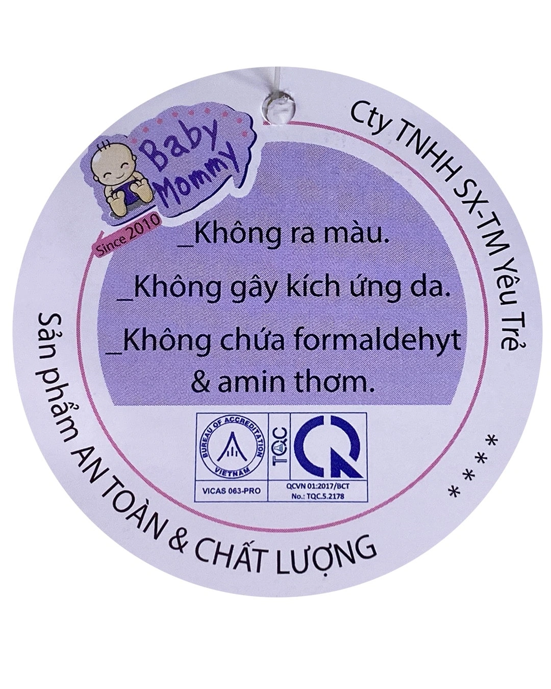 Set bộ tay dài cài chéo BabyMommy màu trắng - hồng 3