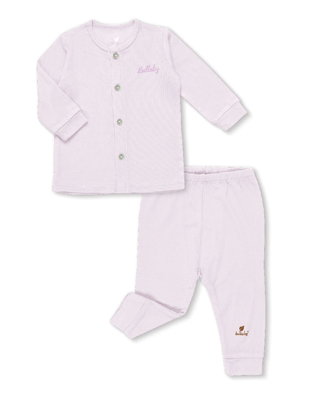 Bộ tay dài cài giữa Lullaby NH122V màu tím 1