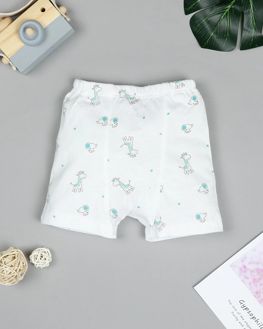 Set bộ tay ngắn bé trai Lullaby NH203V màu trắng - xanh 8