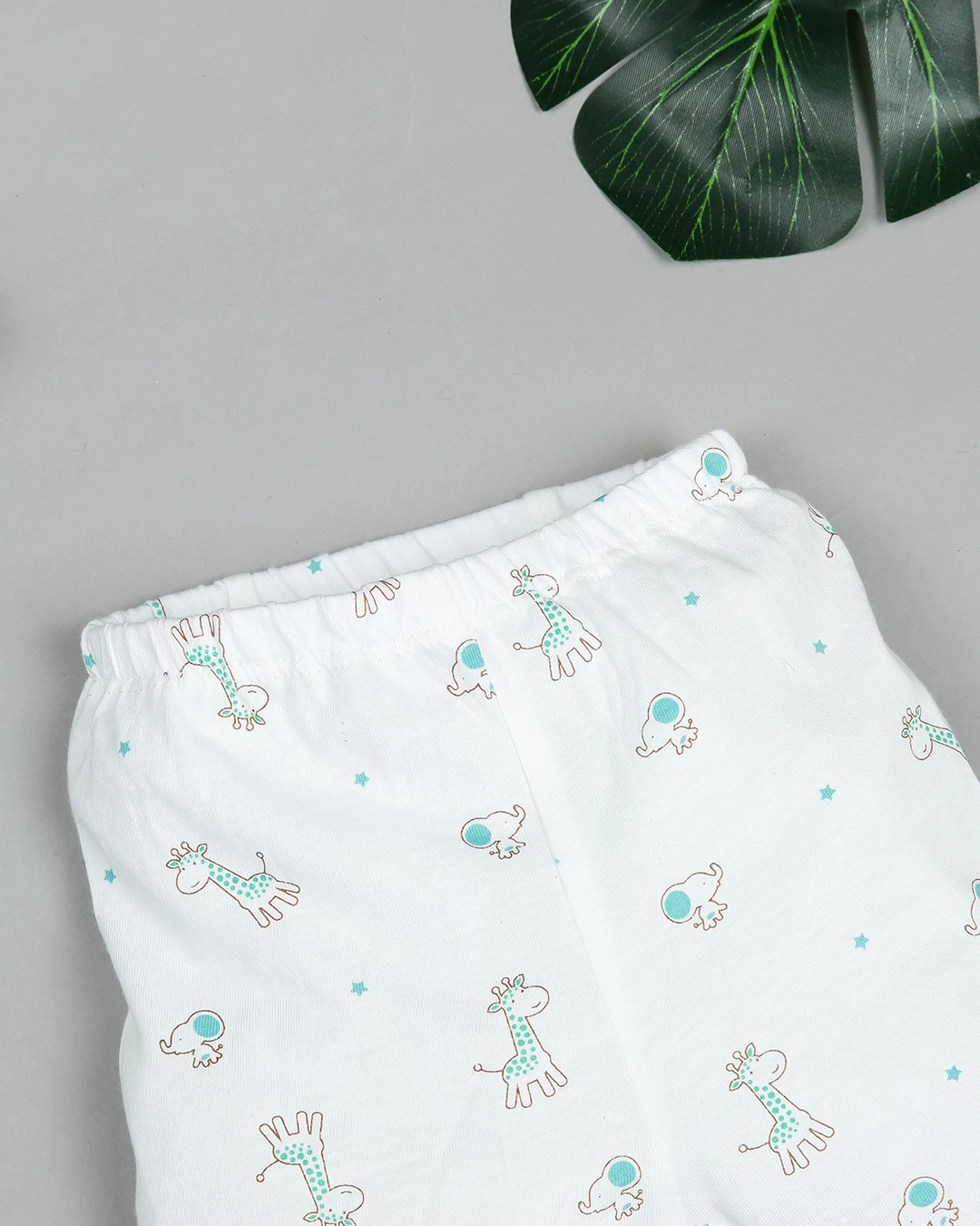 Set bộ tay ngắn bé trai Lullaby NH203V màu trắng - xanh 9
