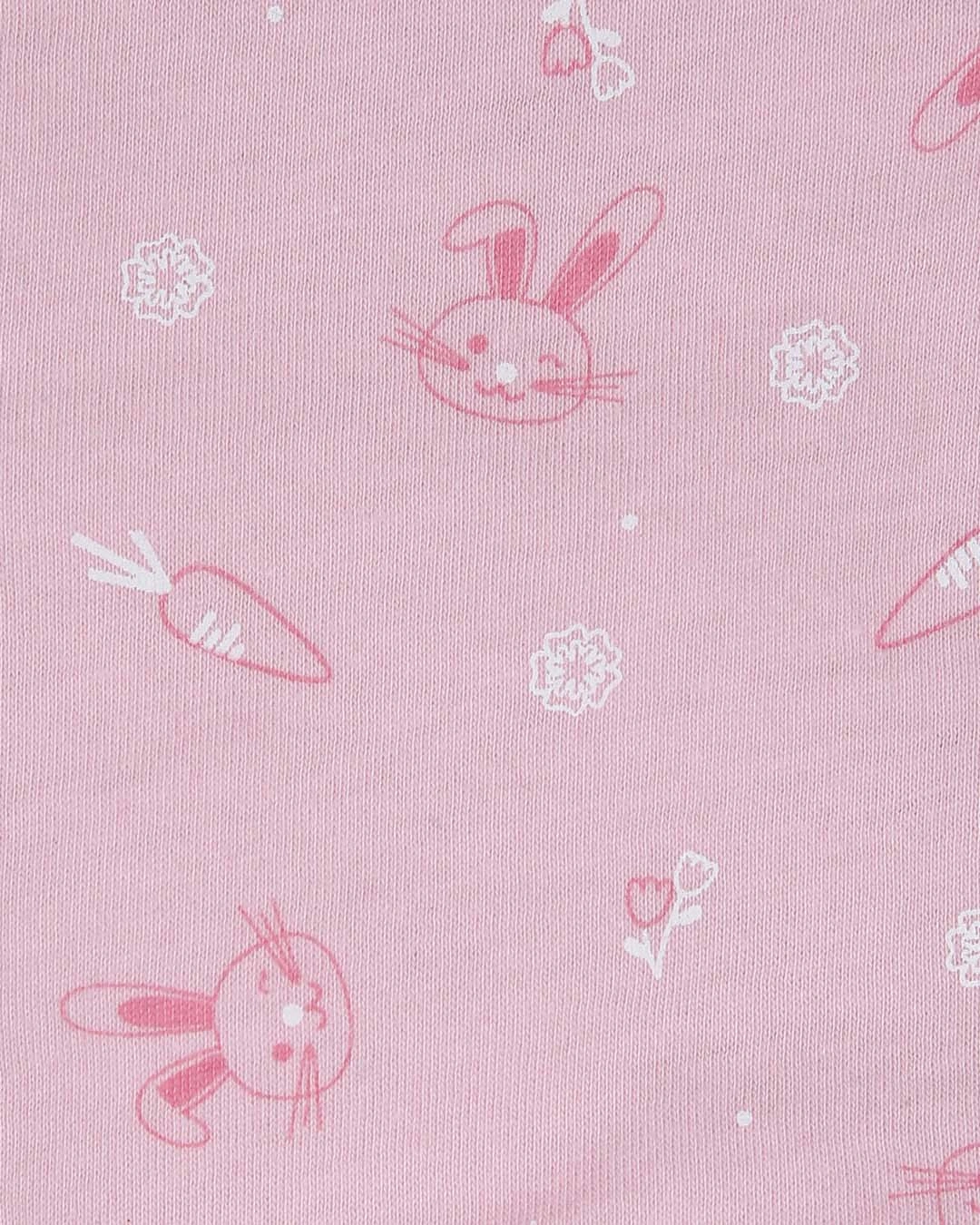 Set bộ tay ngắn bé gái Lullaby NH203V màu hồng 10