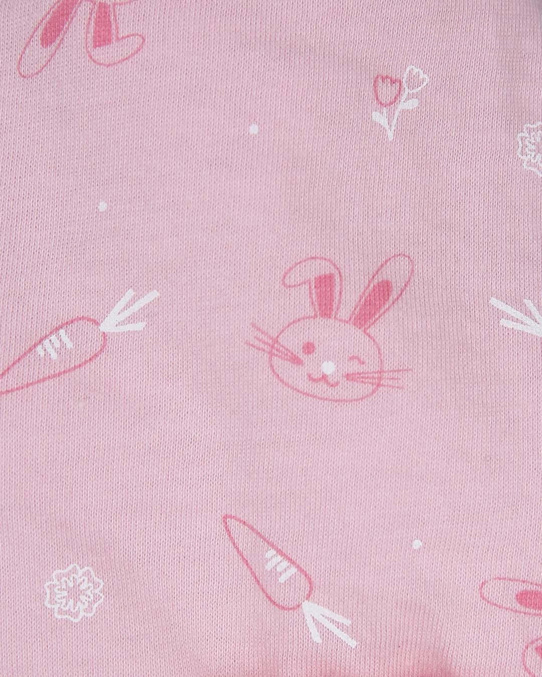 Set bộ tay ngắn bé gái Lullaby NH203V màu hồng 14