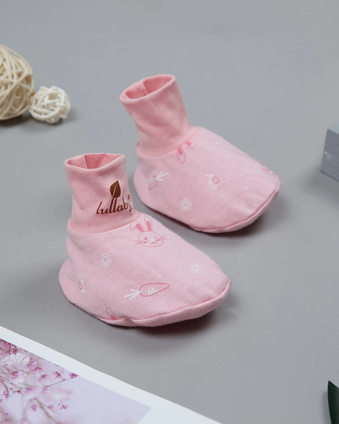 Set bộ tay ngắn bé gái Lullaby NH203V màu hồng 17