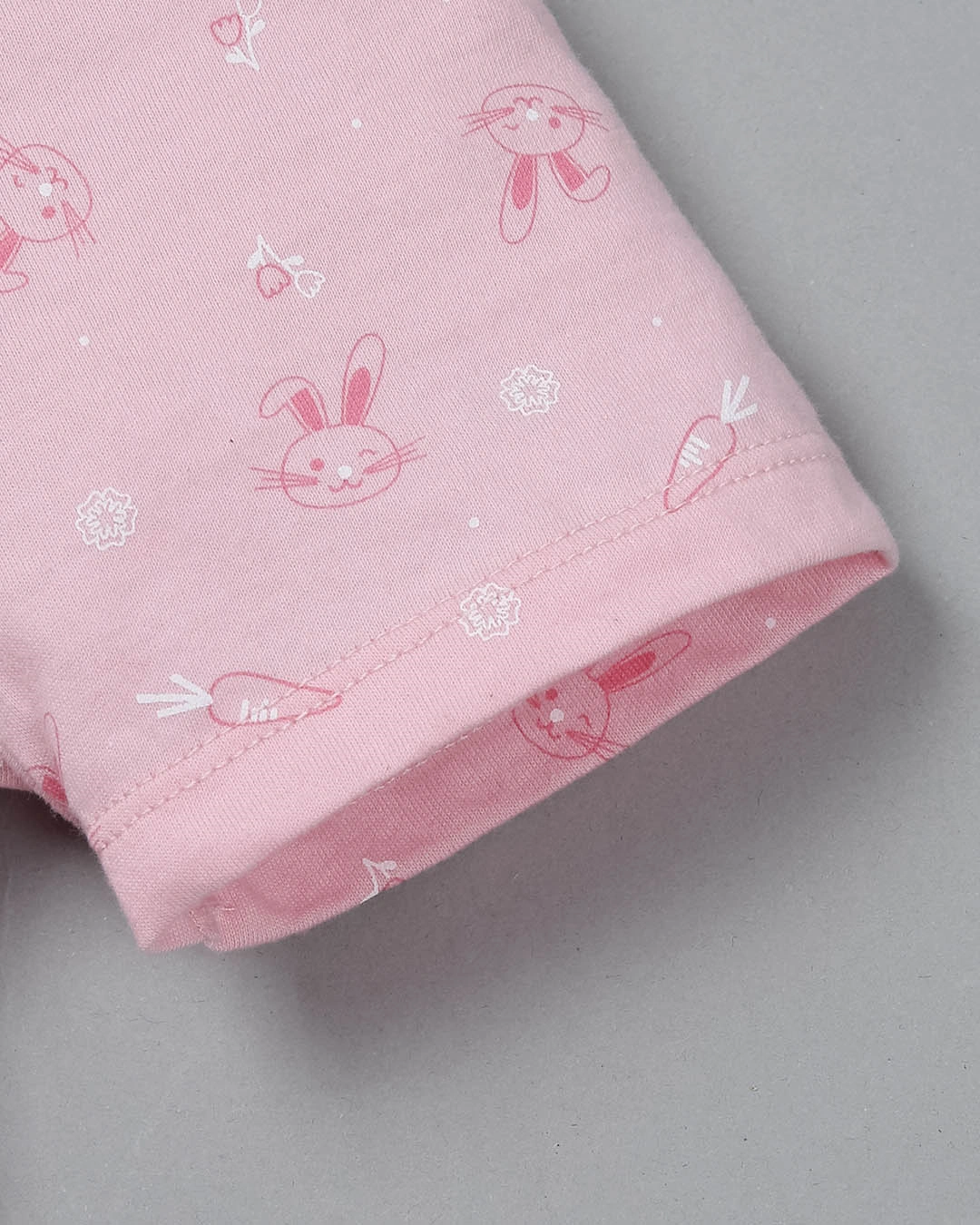 Set bộ tay ngắn bé gái Lullaby NH203V màu hồng 9