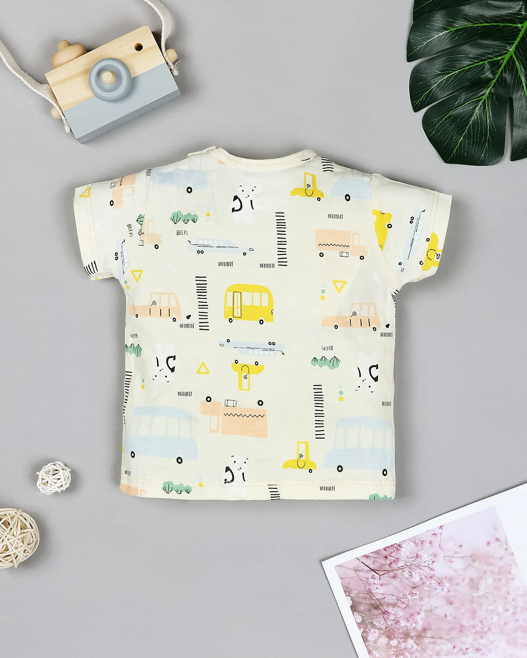Combo 2 áo tay ngắn Lullaby NH204V màu hồng - trắng 16