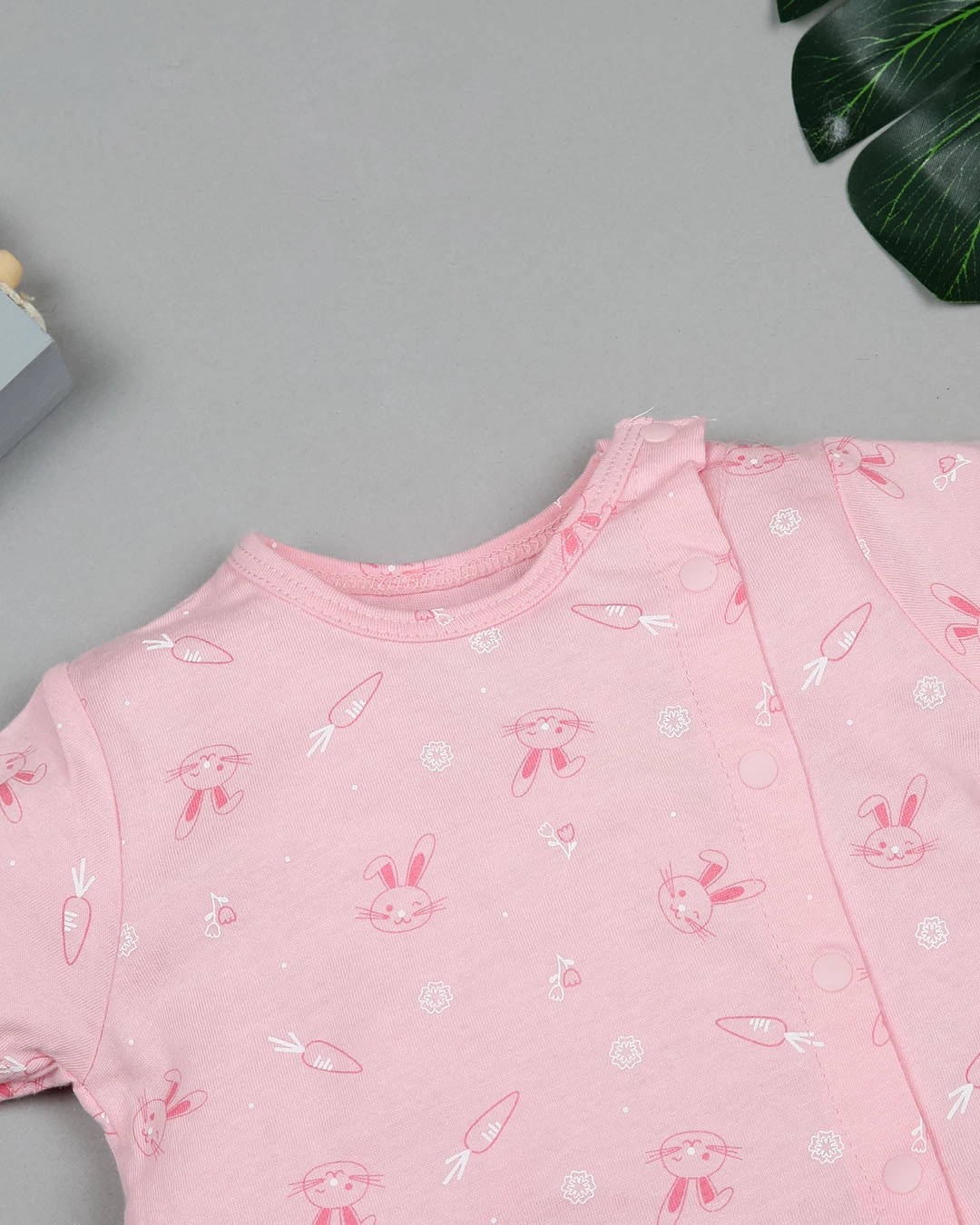 Combo 2 áo tay ngắn Lullaby NH204V màu hồng - trắng 4