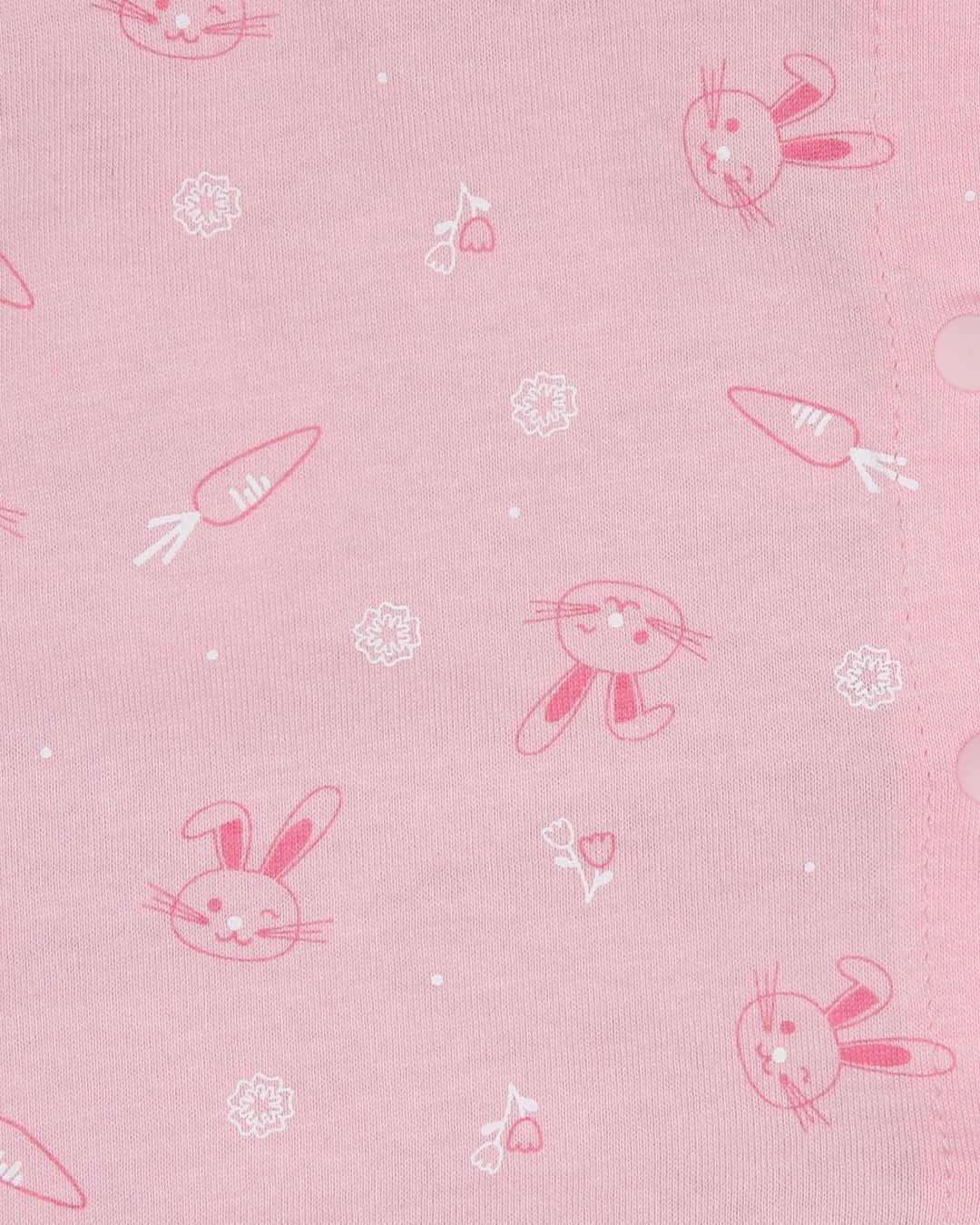 Combo 2 áo tay ngắn Lullaby NH204V màu hồng - trắng 6