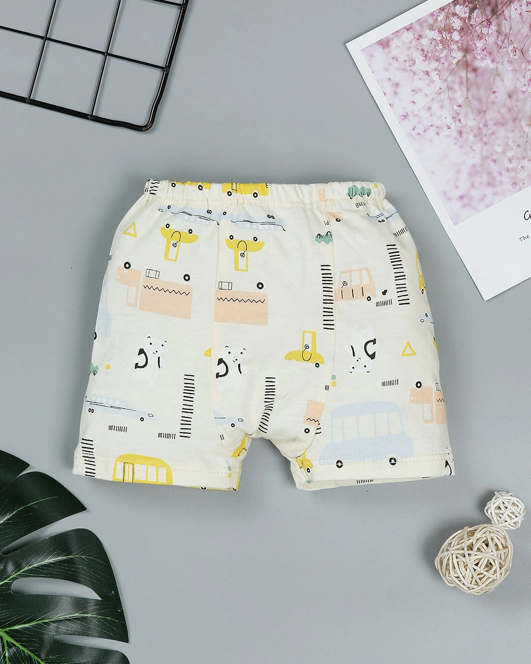 Combo 2 quần ngắn Lullaby NH205V màu hồng - trắng 16