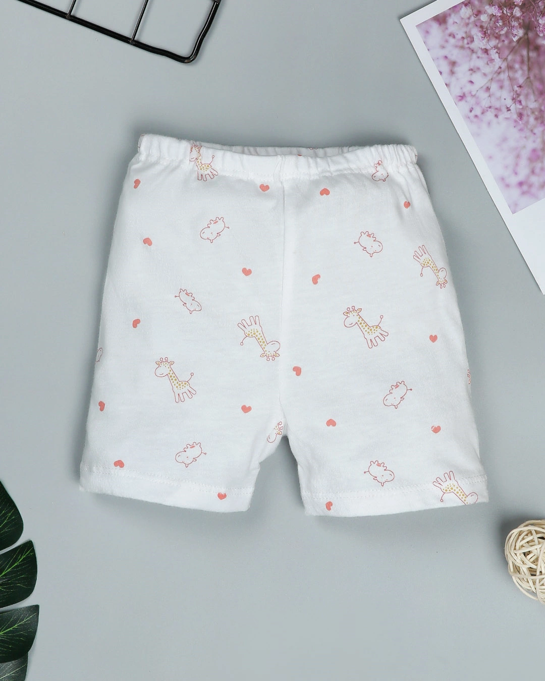 Combo 2 quần ngắn Lullaby NH205V màu hồng - trắng 2