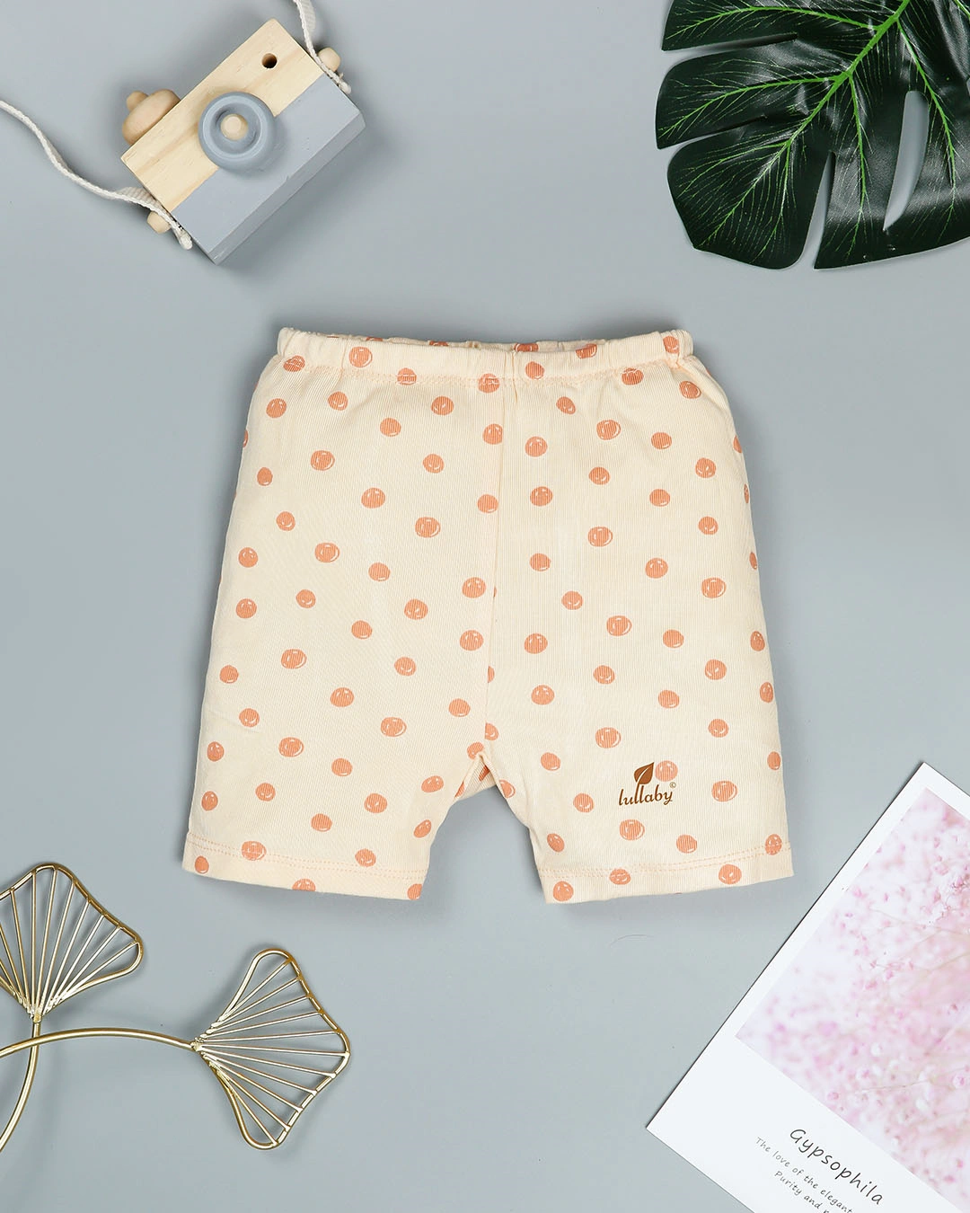 Bộ tay ngắn cài lệch Lullaby NH207V màu trắng 18