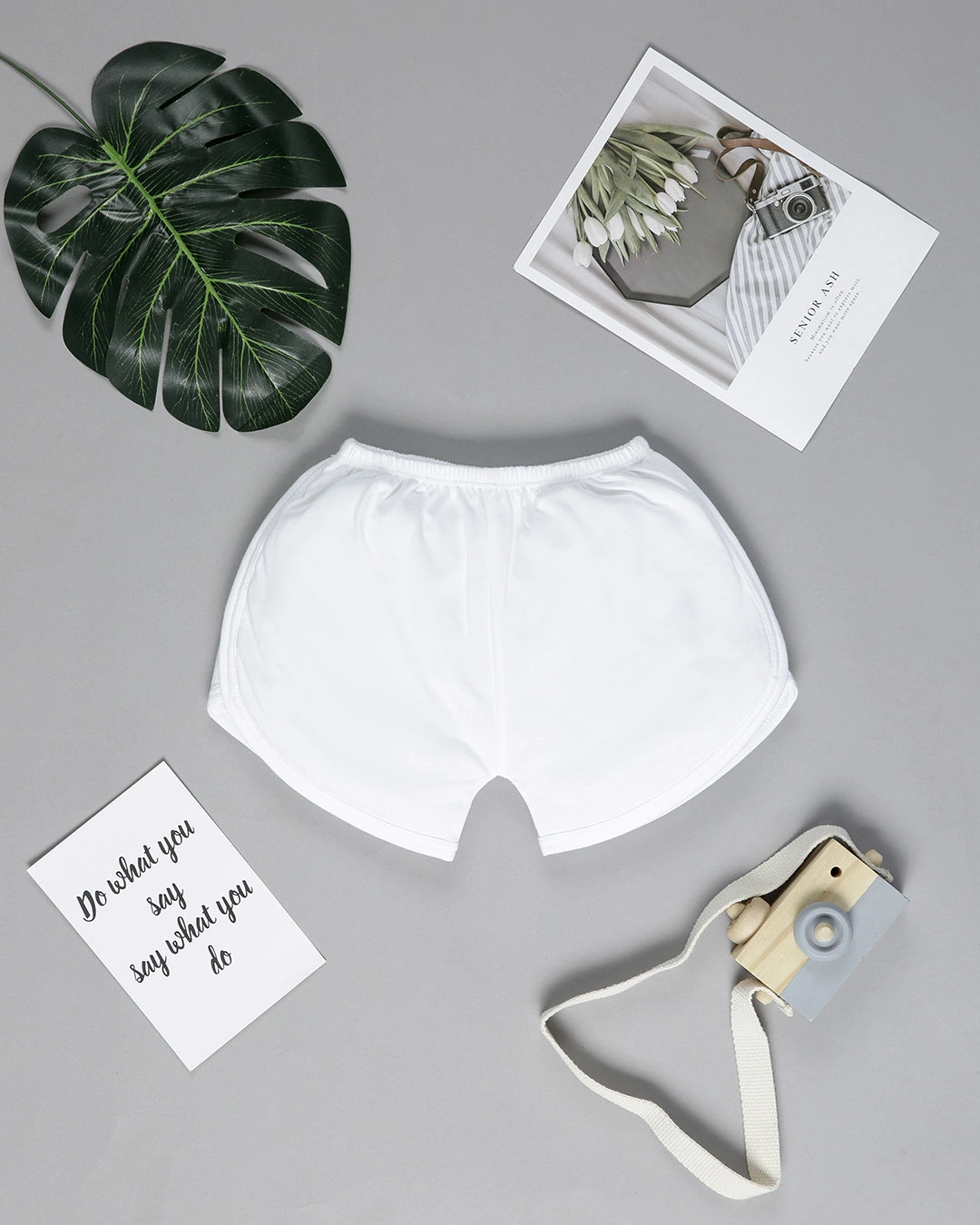 Bộ sát nách in chữ I LOVE MOM&DAD IQ Baby màu trắng 9