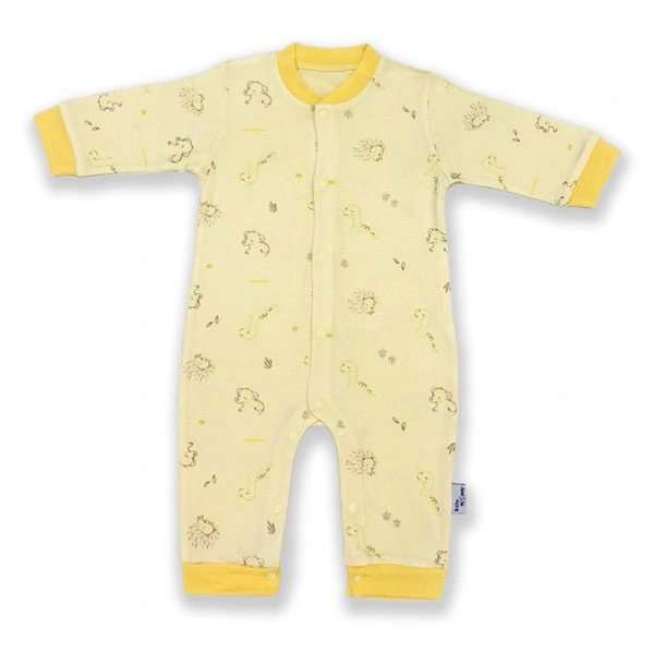 Bodysuit tay dài cài giữa BabyMommy 1 - 3 tháng màu vàng 1