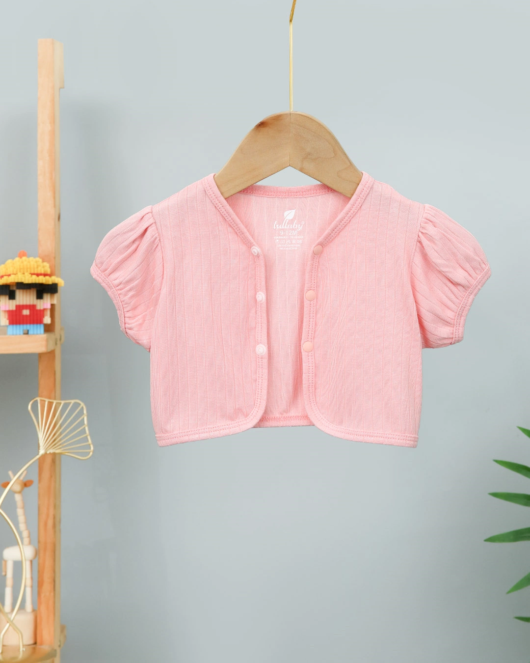 Set bodysuit bé gái Lullaby NH290V màu hồng 4